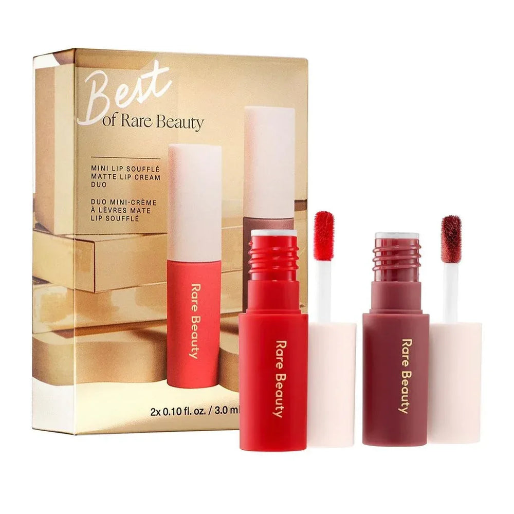 Rare Beauty-Mini Lip Souffle Matte Cream Lipstick Duo - The Beauty League Pakistan