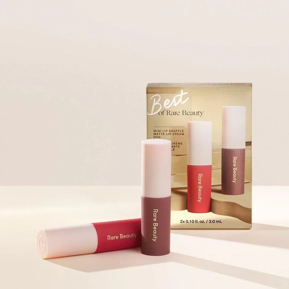 Rare Beauty-Mini Lip Souffle Matte Cream Lipstick Duo - The Beauty League Pakistan