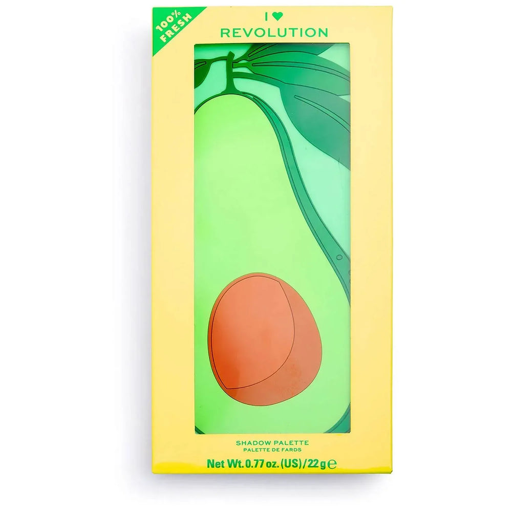 Revolution- I Heart Revolution Tasty Eye Shadow Palette - Avocado - The Beauty League Pakistan