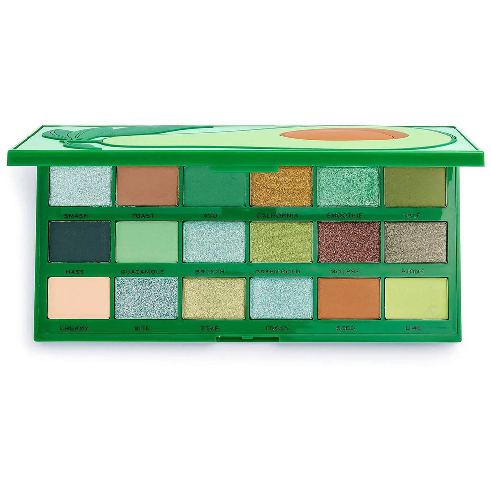 Revolution- I Heart Revolution Tasty Eye Shadow Palette - Avocado - The Beauty League Pakistan