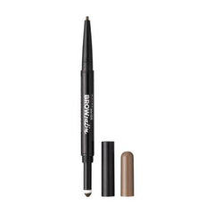 Maybelline Express Brow Satin Duo 2-in-1 Pencil- Black Bown