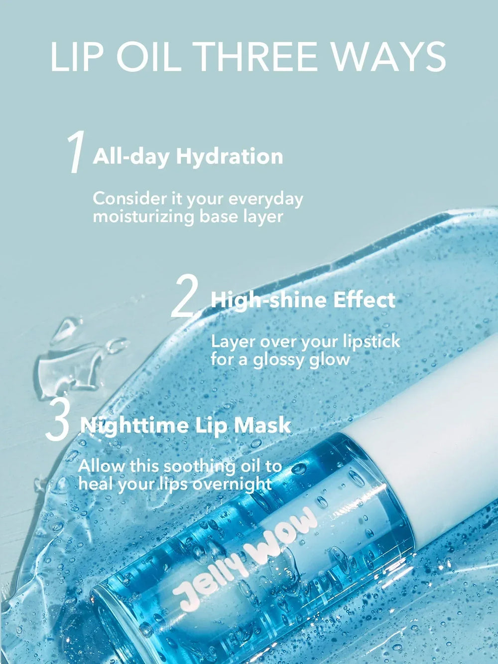Sheglam- JELLY WOW HYDRATING LIP OIL-MALI-BLUE BERRY - The Beauty League Pakistan