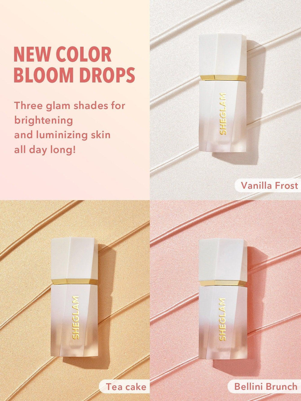 SHEGLAM-GLOW BLOOM LIQUID HIGHLIGHTER-VANILLA FROST - The Beauty League Pakistan
