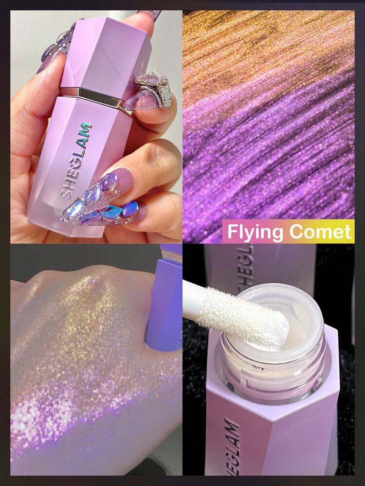 Sheglam Chroma-Glow Bloom Liquid Highlighter- Flying Comet