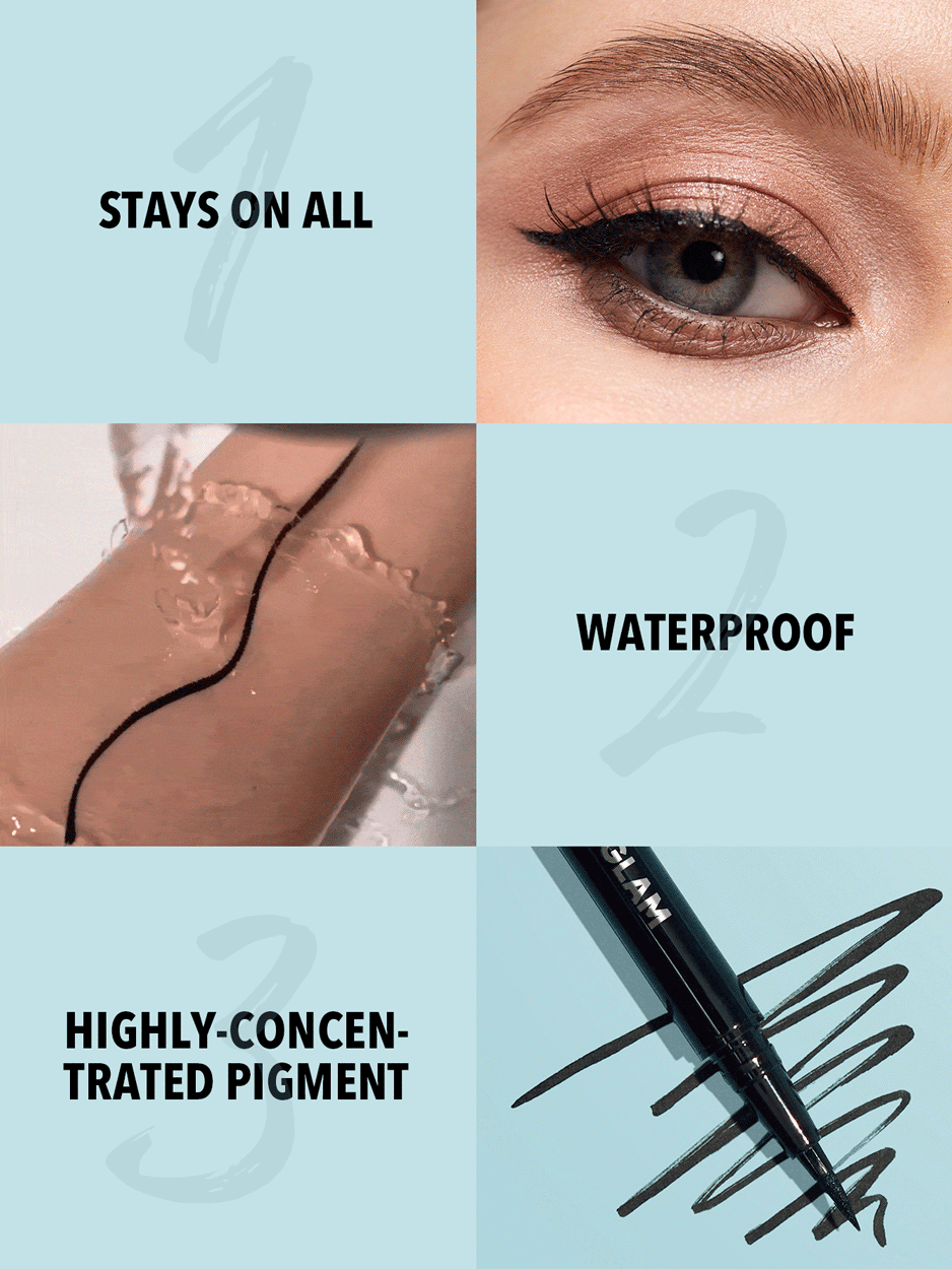 Shein - Sheglam Pro Precision Waterproof Liquid Eyeliner - Black - The Beauty League Pakistan