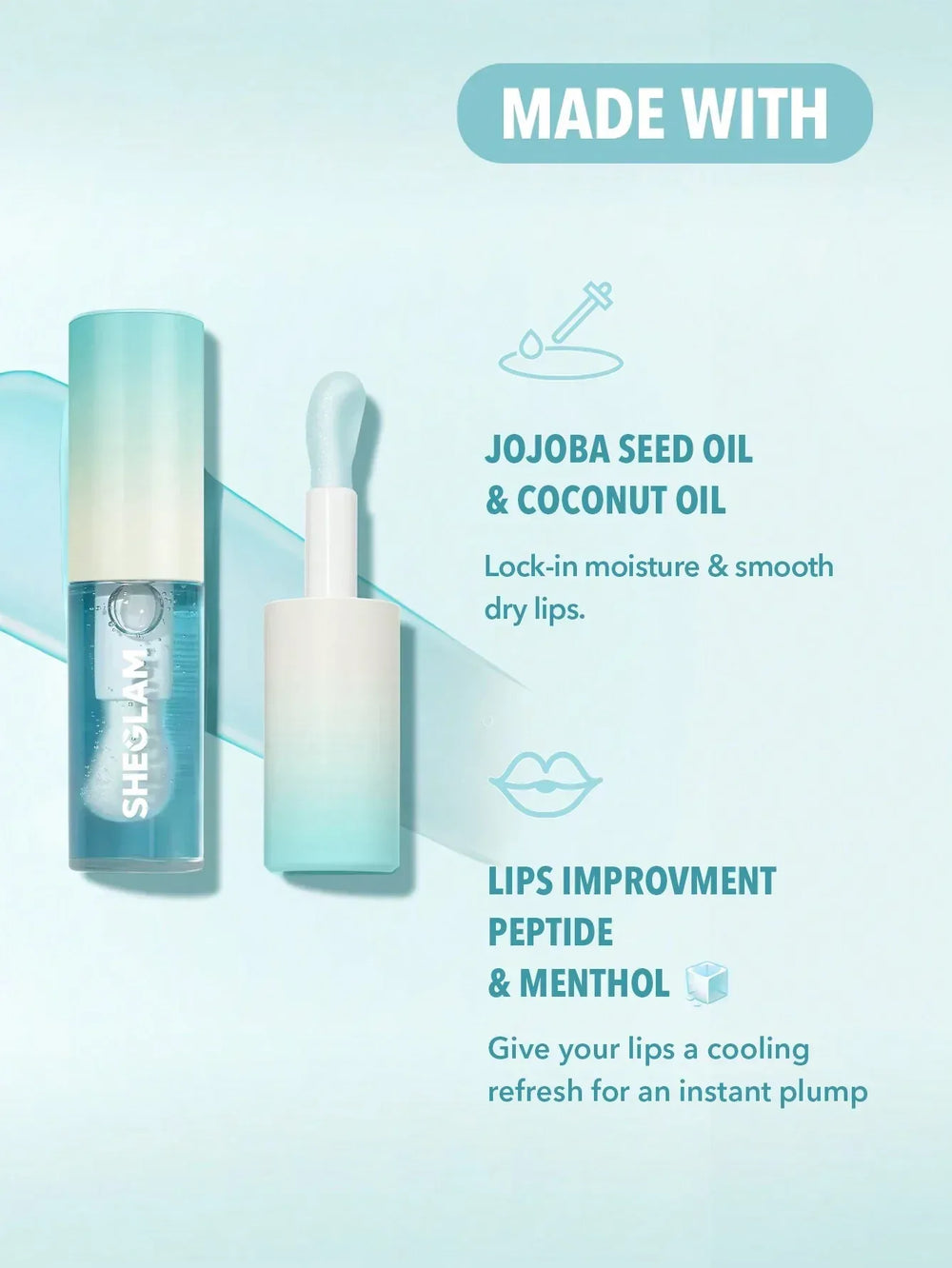 Sheglam- PLUMPING LIP GLOSS-ICE QUEEN - The Beauty League Pakistan