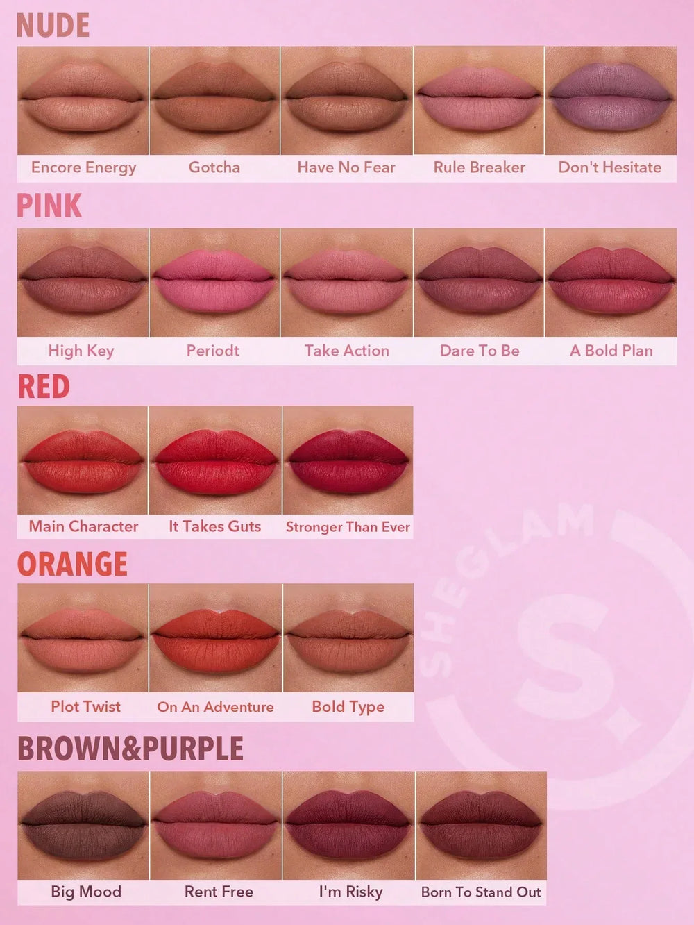 Sheglam Dynamatte Boom Long-lasting Matte Lipstick- Dare To Be - The Beauty League Pakistan