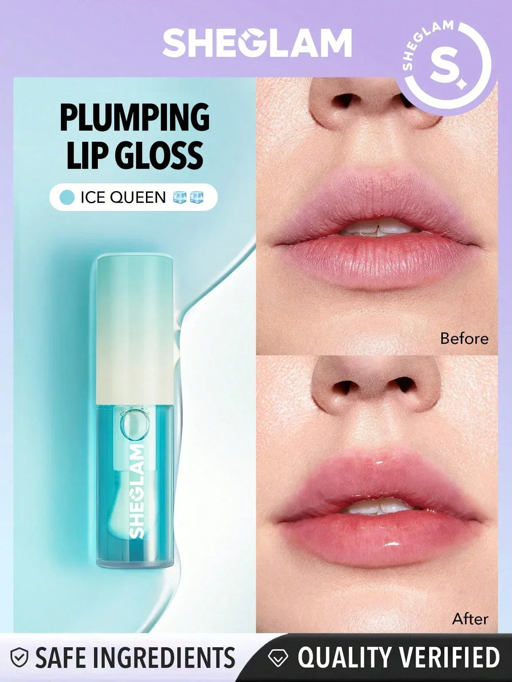 Sheglam- PLUMPING LIP GLOSS-ICE QUEEN - The Beauty League Pakistan