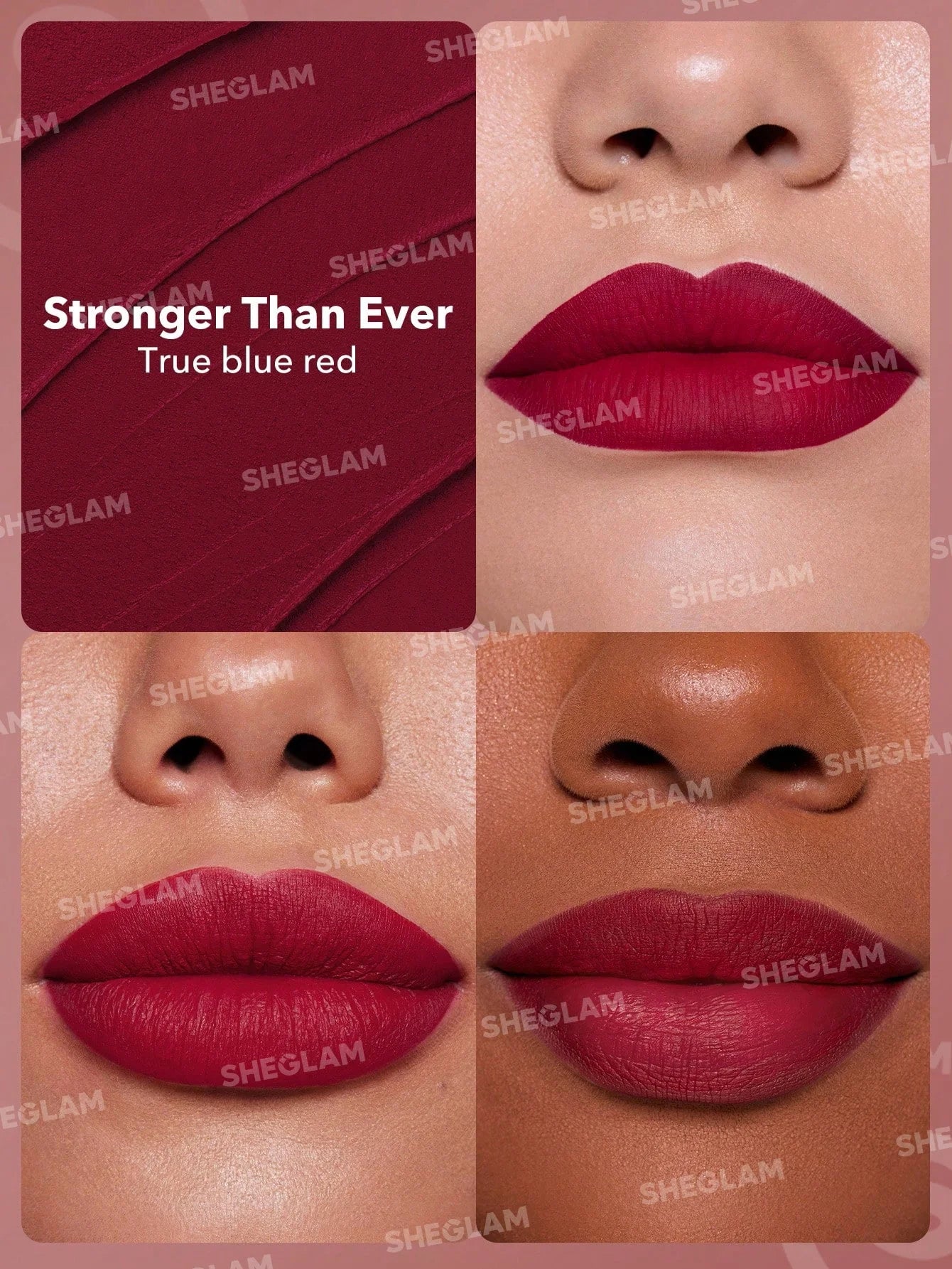 Sheglam- DYNAMATTE BOOM LONG-LASTING MATTE LIPSTICK-STRONGER THEN EVER