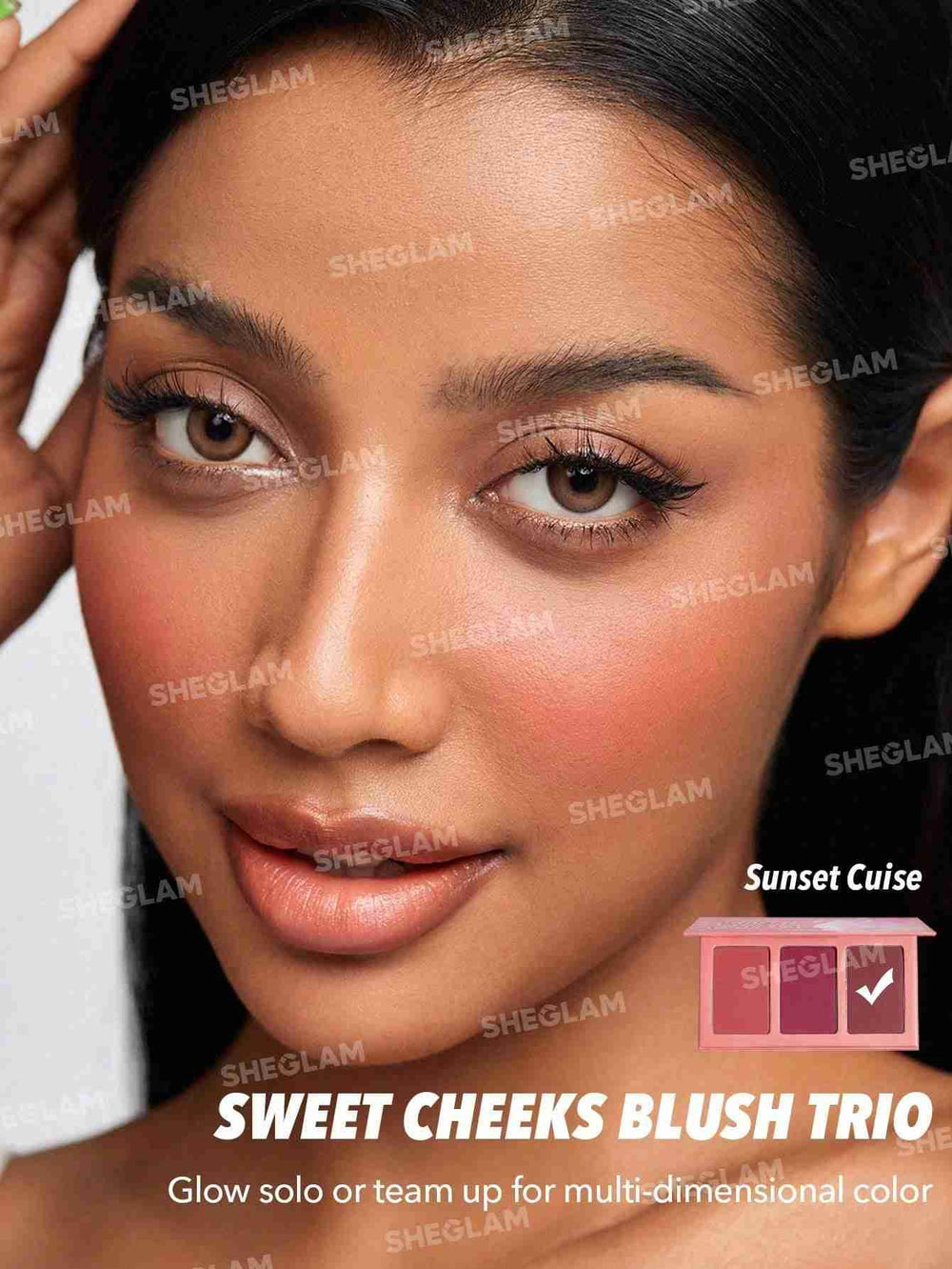 Sheglam- Sweet Cheeks Blush Trio-SunSet Cruise - The Beauty League Pakistan