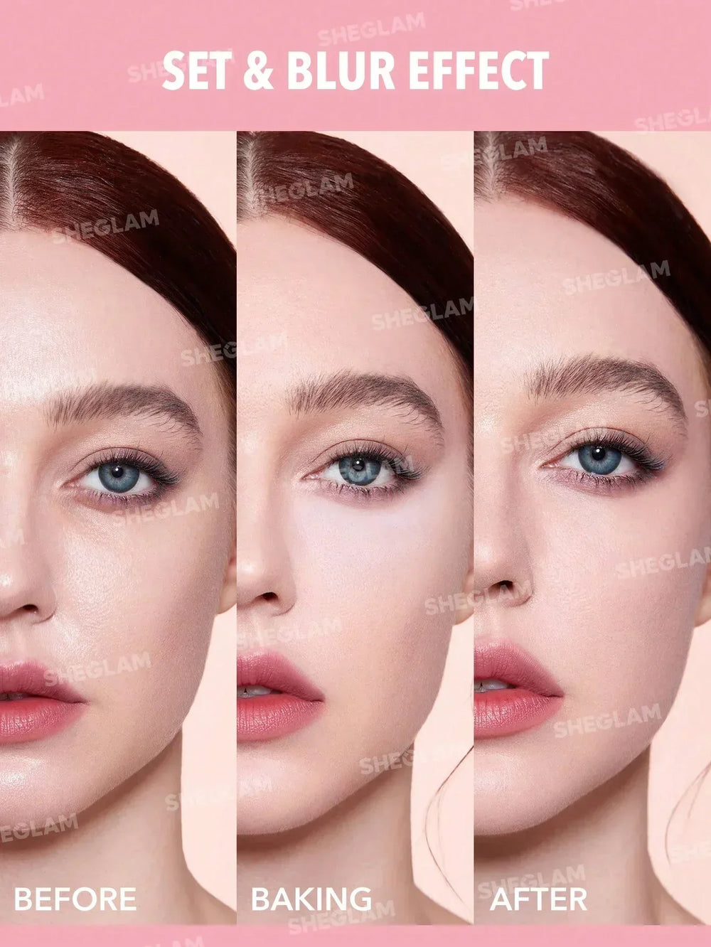 SHEGLAM Insta-Ready Face & Under Eye Setting Powder Duo-Bubblegum 2 In 1 - The Beauty League Pakistan