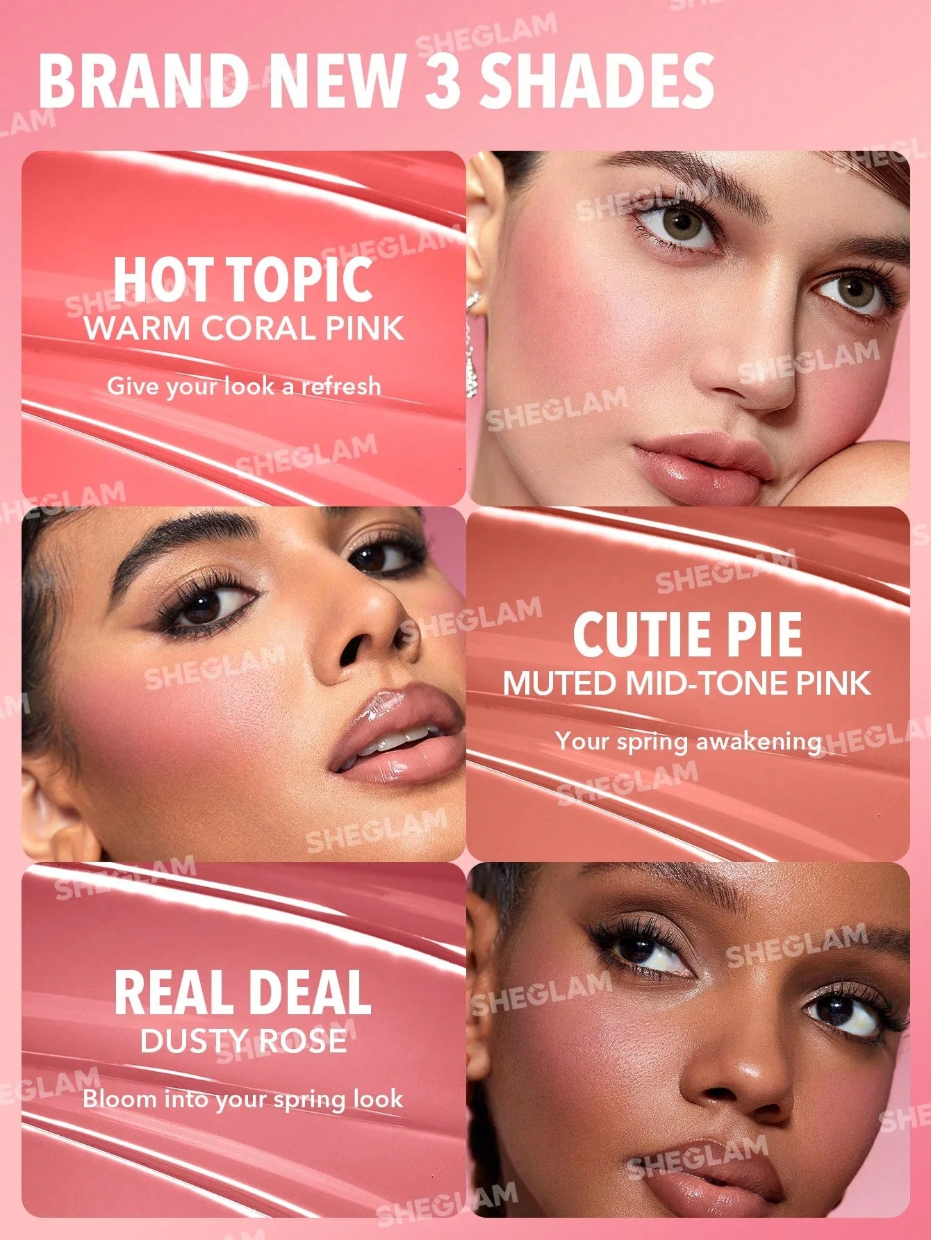 Sheglam- COLOR BLOOM LIQUID BLUSH-REAL DEAL- Cutie Pie