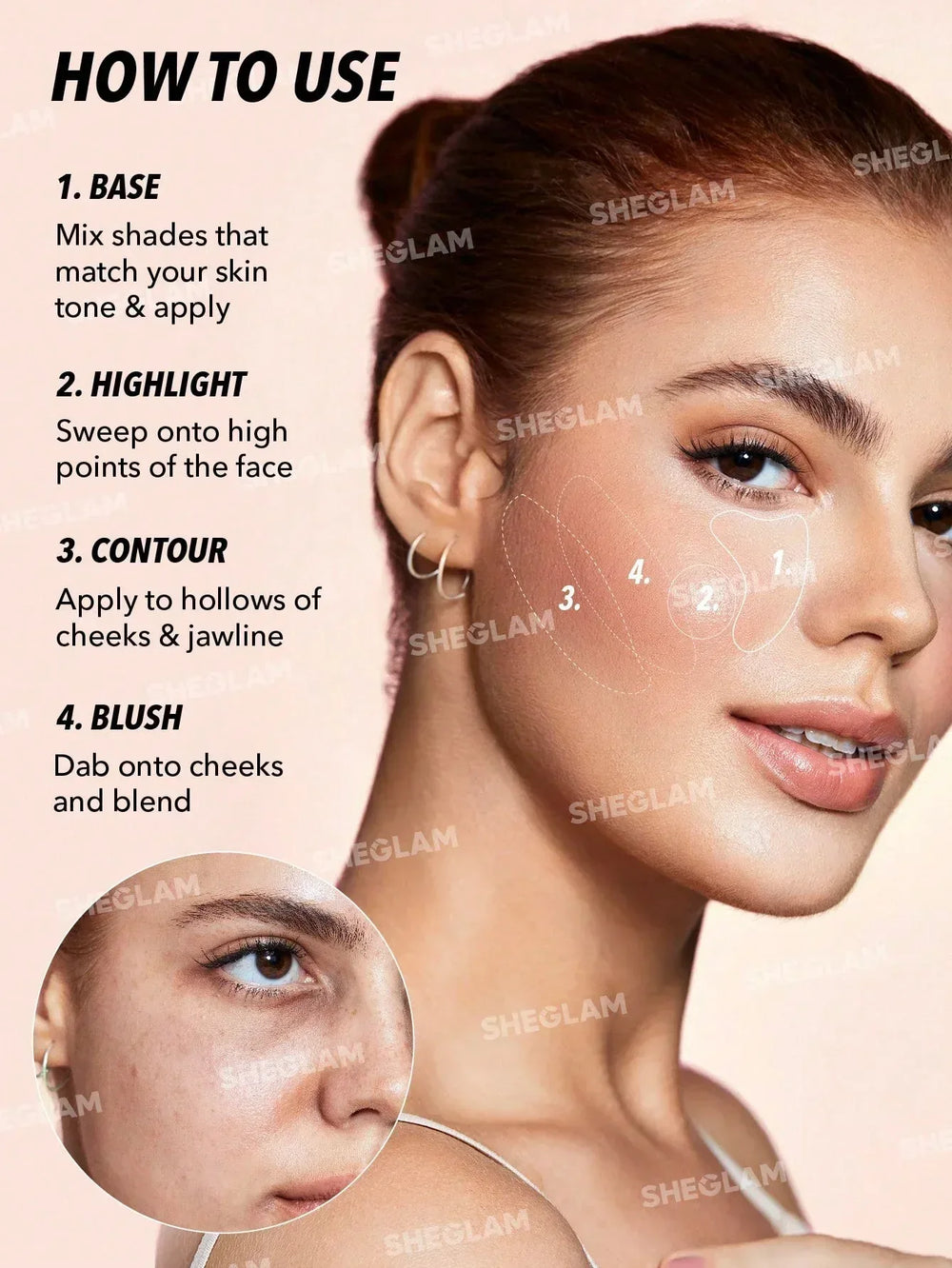 Sheglam- All About That Face Multifunctional Face Palette-Vanilla Sculpt - The Beauty League Pakistan
