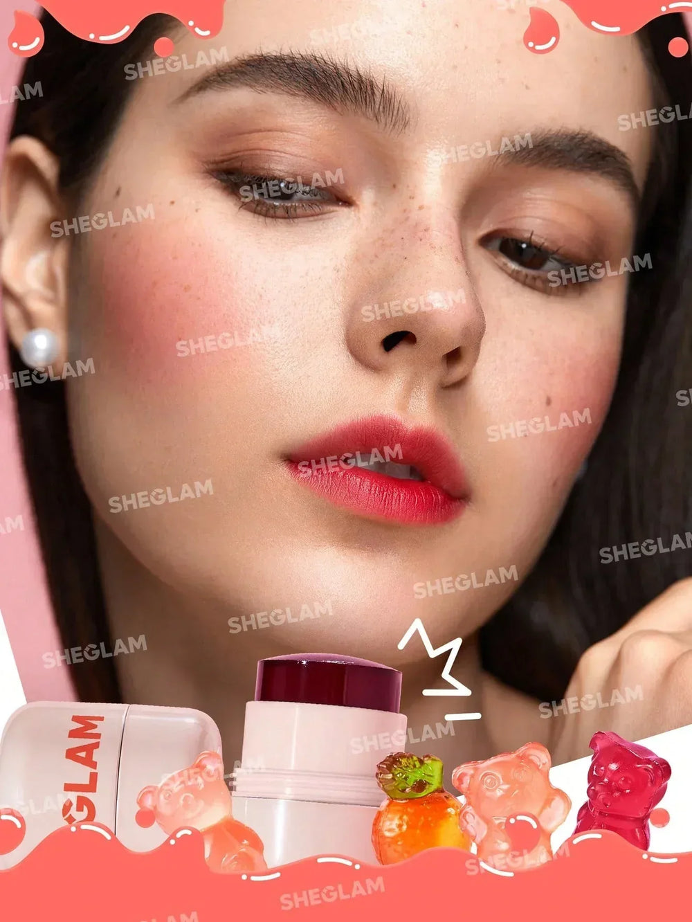 Sheglam- Jelly- Licious Hydrating Lip & Blush Tint- Coucou - The Beauty League Pakistan
