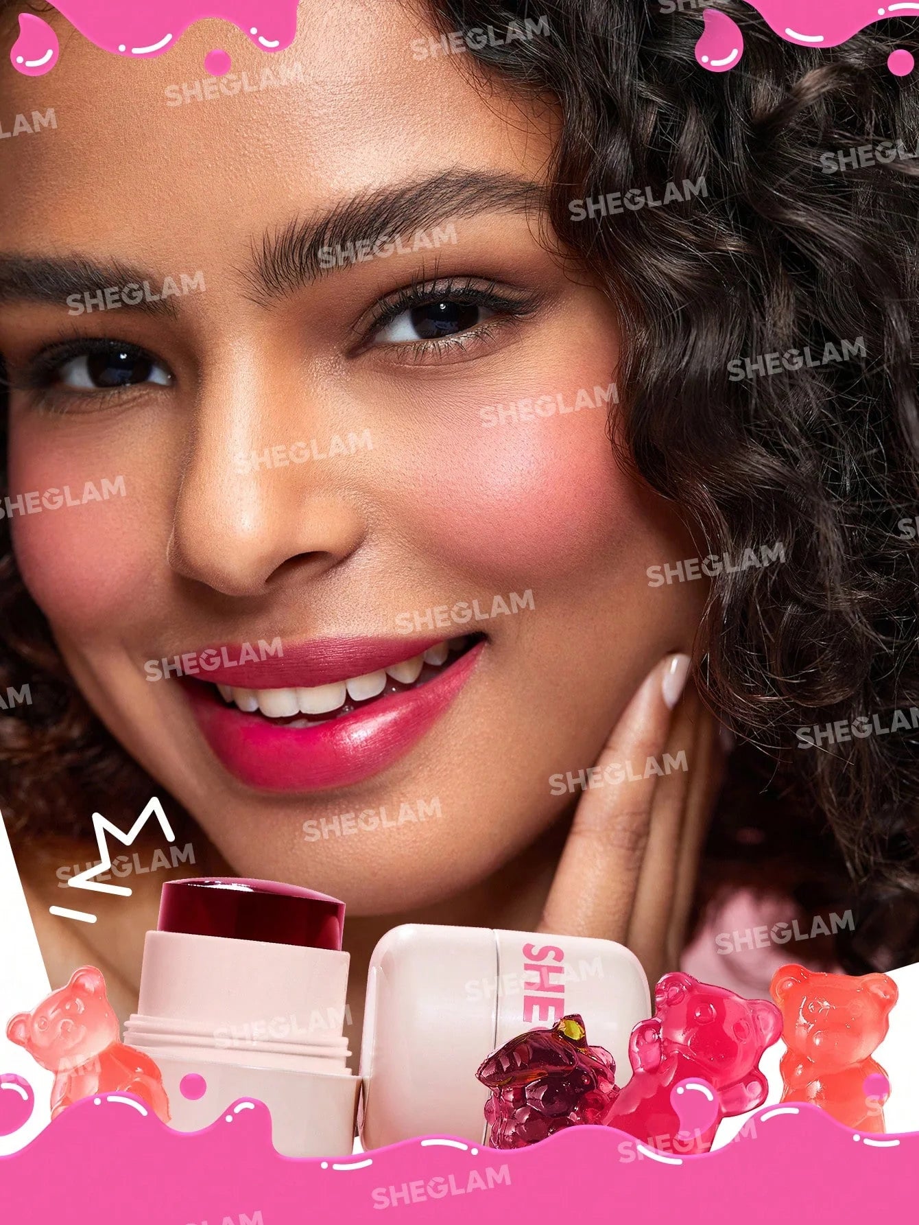 Sheglam- Jelly- Licious Hydrating Lip & Blush Tint-CHEERIO