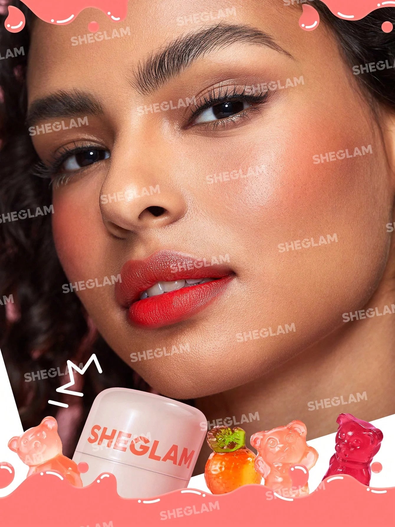 Sheglam- Jelly- Licious Hydrating Lip & Blush Tint- Ahoy