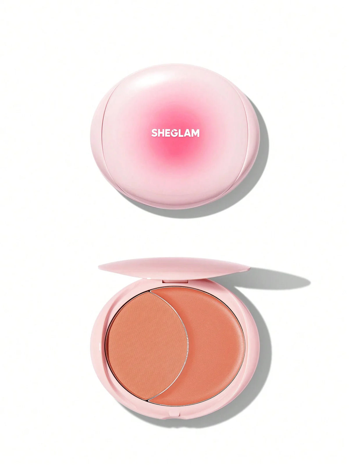 Sheglam- CHEEK 2 CHEEK BLUSH DUO-PINK SPRINKLES- Peach Juice