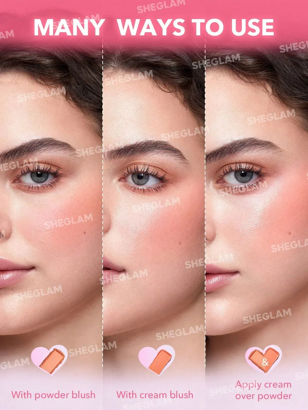 Sheglam- Cheek 2 Cheek Blush Duo-Cherry Sorbet - The Beauty League Pakistan