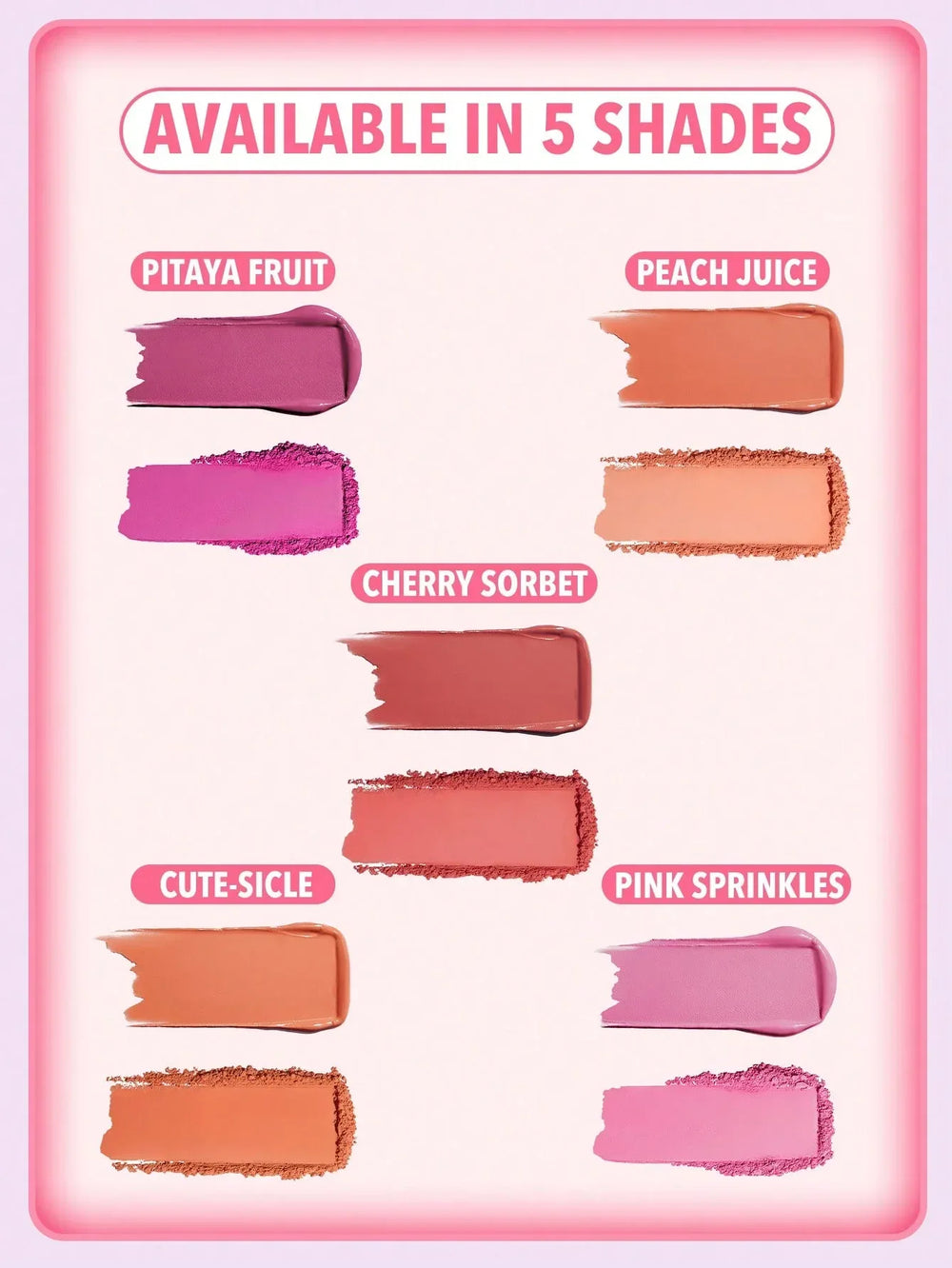 Sheglam- Cheek 2 Cheek Blush Duo-Cherry Sorbet - The Beauty League Pakistan
