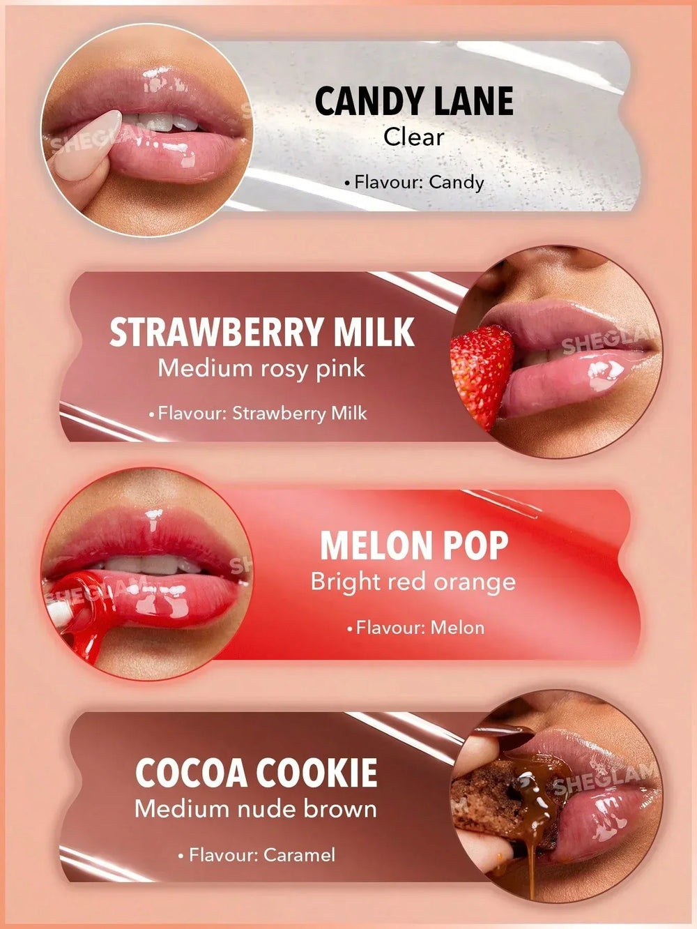 Sheglam Crystal Glaze Moisturizing Lip Care - Candy Lane - The Beauty League Pakistan