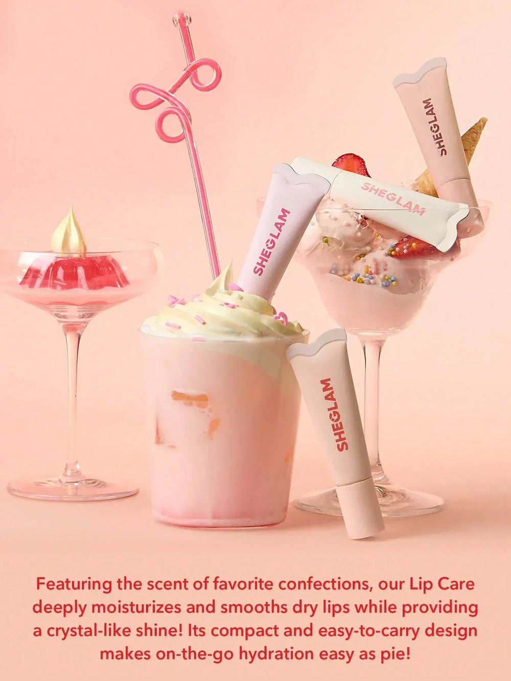 Sheglam Crystal Glaze Moisturizing Lip Care - Candy Lane - The Beauty League Pakistan