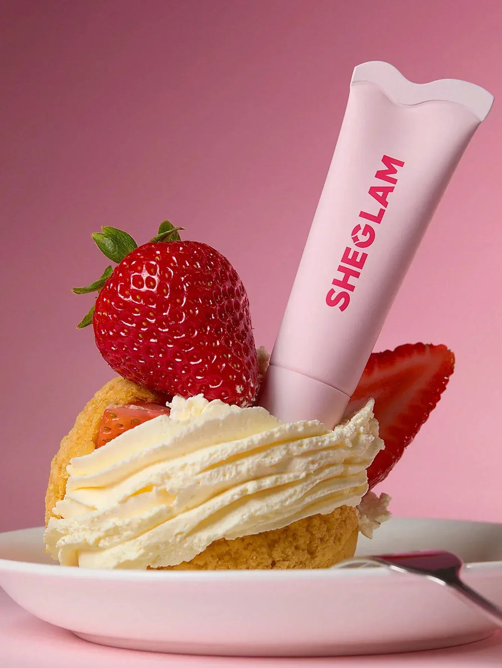 Sheglam Crystal Glaze Moisturizing Lip Care - Strawberry Milk - The Beauty League Pakistan