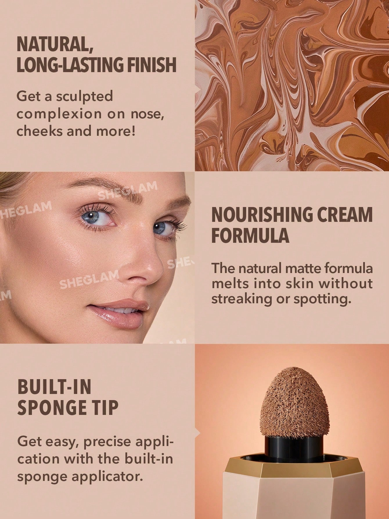 Sheglam- Sun Sculpt Liquid Contour-Hazelnut Latte