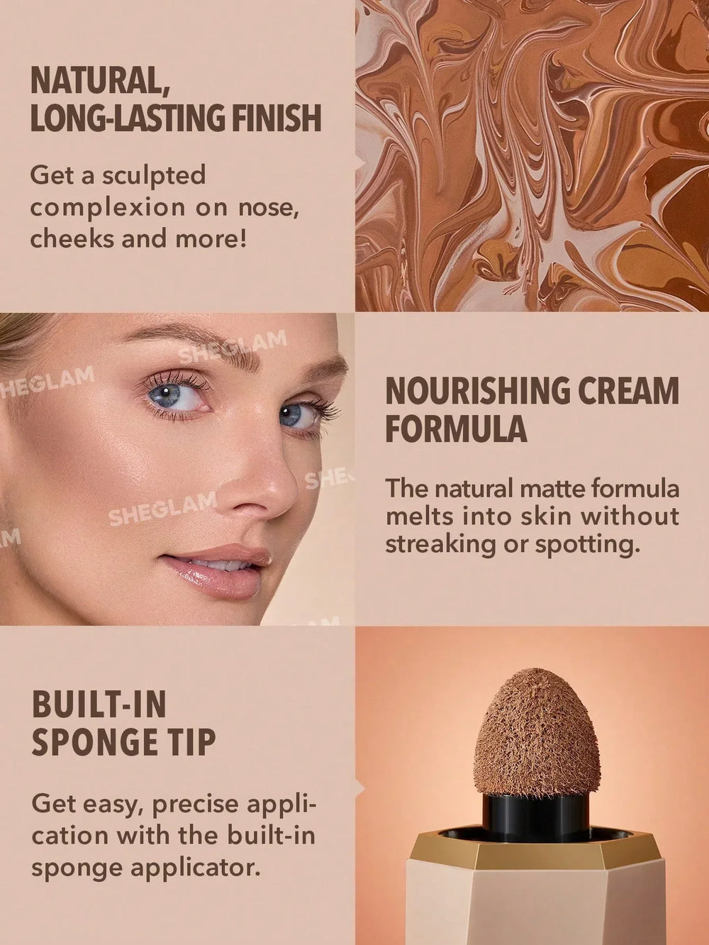 Sheglam- Sun Sculpt Liquid Contour-Hazelnut Latte - The Beauty League Pakistan