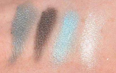 Clarins Ombre Minérale 4 Couleurs Wet & Dry Eye Quartet Mineral Palette- 08 Blue Sky