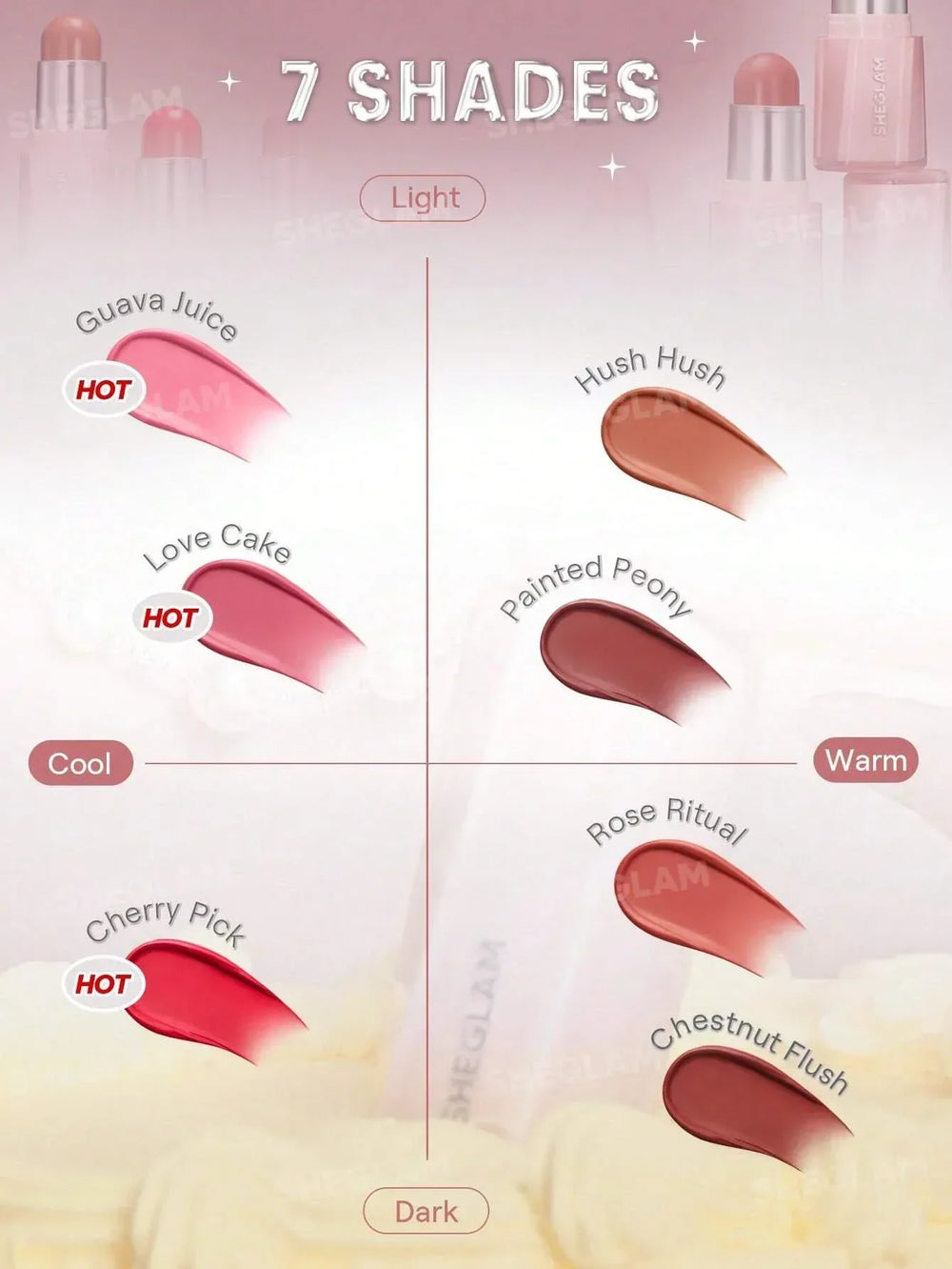 Sheglam- Buttery Bliss Blush Stick - Love Cake - The Beauty League Pakistan