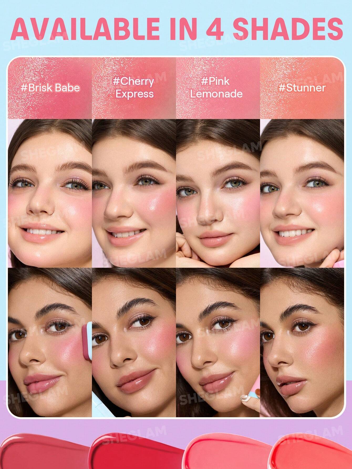 Sheglam- Glass Glow Blush Stick-Stunner
