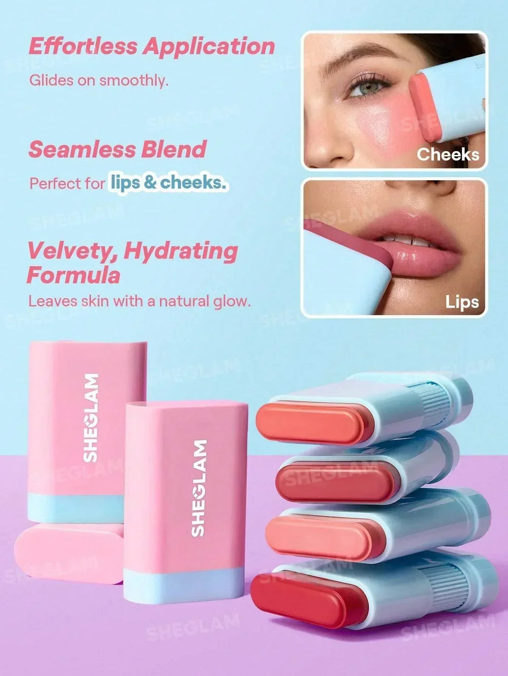 Sheglam- Glass Glow Blush Stick-Stunner - The Beauty League Pakistan