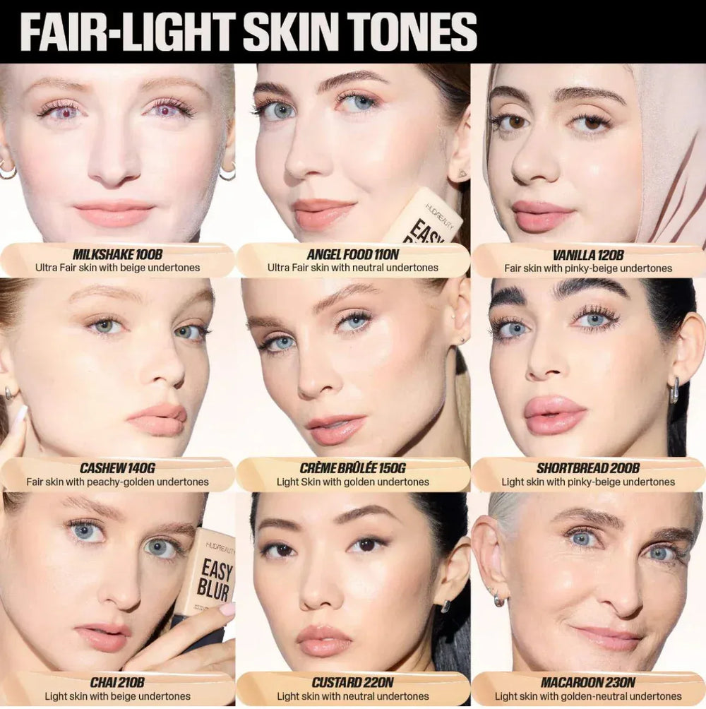 Huda Beauty Easy Blur Foundation Mini Shade Angel Food 110N - The Beauty League Pakistan