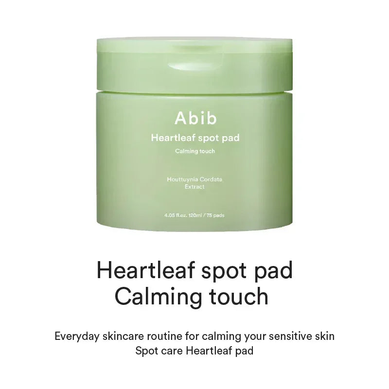 Abib- Heartleaf spot pad Calming touch 150ml / 5.07 fl.oz (80 pads) - The Beauty League Pakistan
