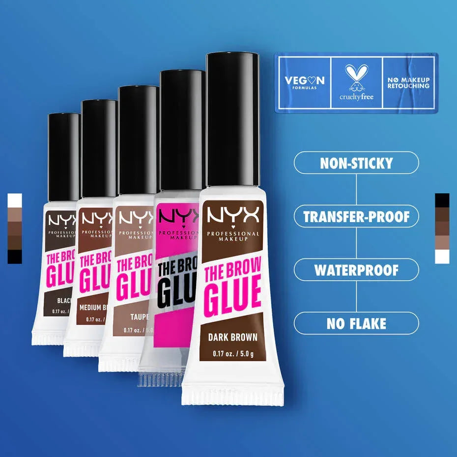 NYX Professional The Brow Glue Instant Brow Styler- Transparent/Clear - The Beauty League Pakistan