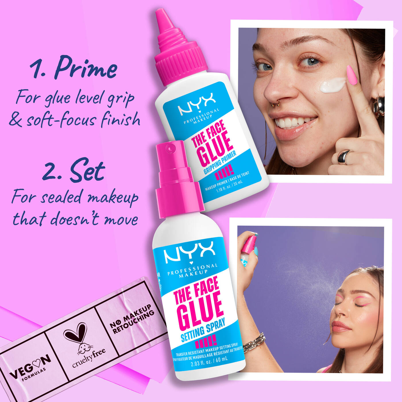 NYX- The Face Glue Gripping Primer