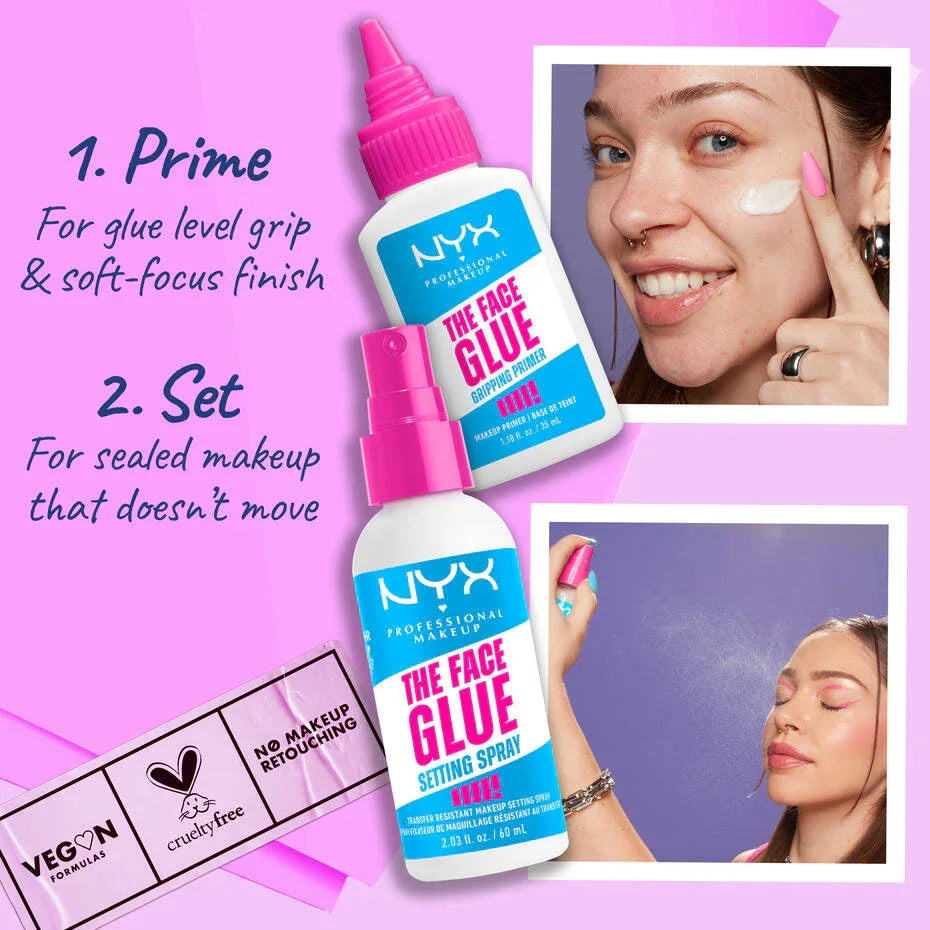NYX- The Face Glue Setting Spray - The Beauty League Pakistan