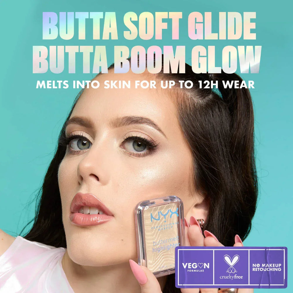 Nyx- Buttermelt Highlighter- 20 Butta Mint - The Beauty League Pakistan