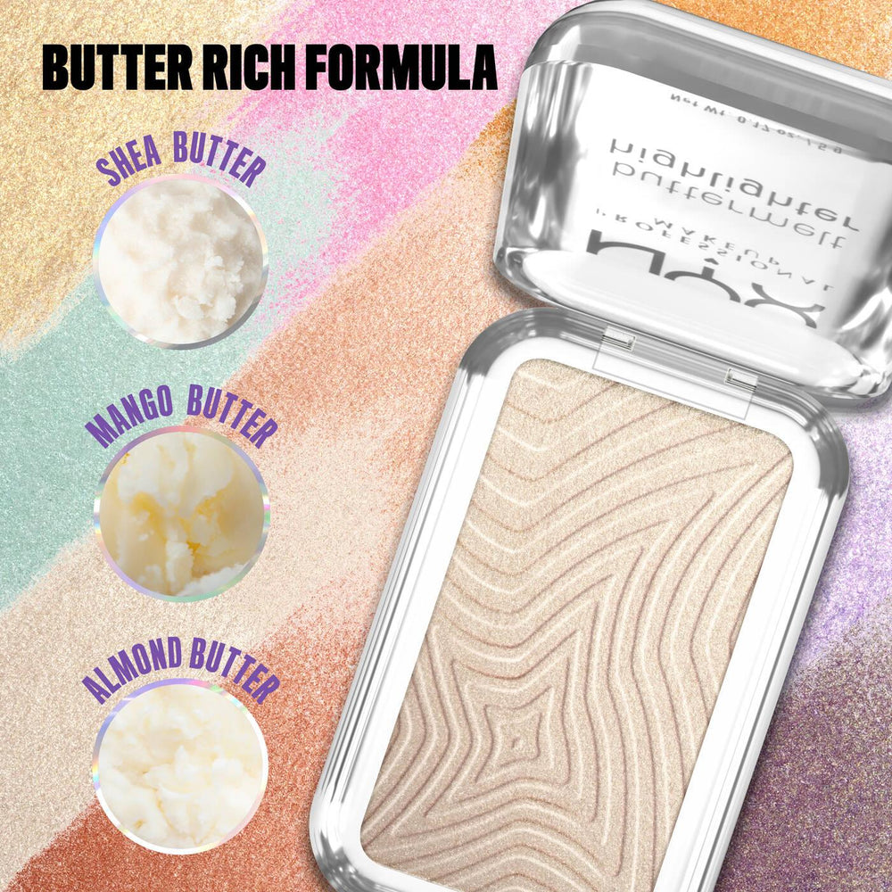 Nyx- Buttermelt Highlighter- 05 Bright And Butta - The Beauty League Pakistan