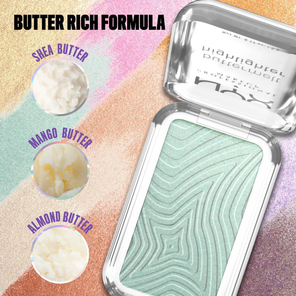Nyx- Buttermelt Highlighter- 20 Butta Mint - The Beauty League Pakistan