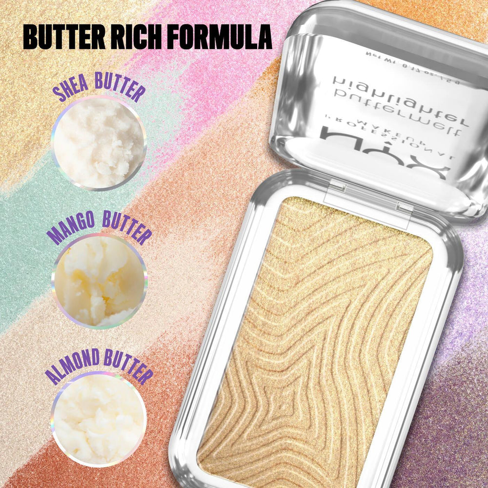 Nyx- Buttermelt Highlighter- 25 Butta Than Gold - The Beauty League Pakistan