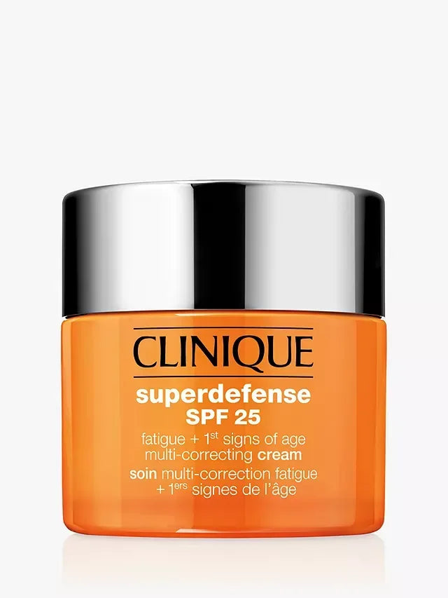 Clinique Superdefense™ SPF 25 Fatigue + 1st Signs Of Age Multi-Correcting Cream, Oilier Skin, - The Beauty League Pakistan