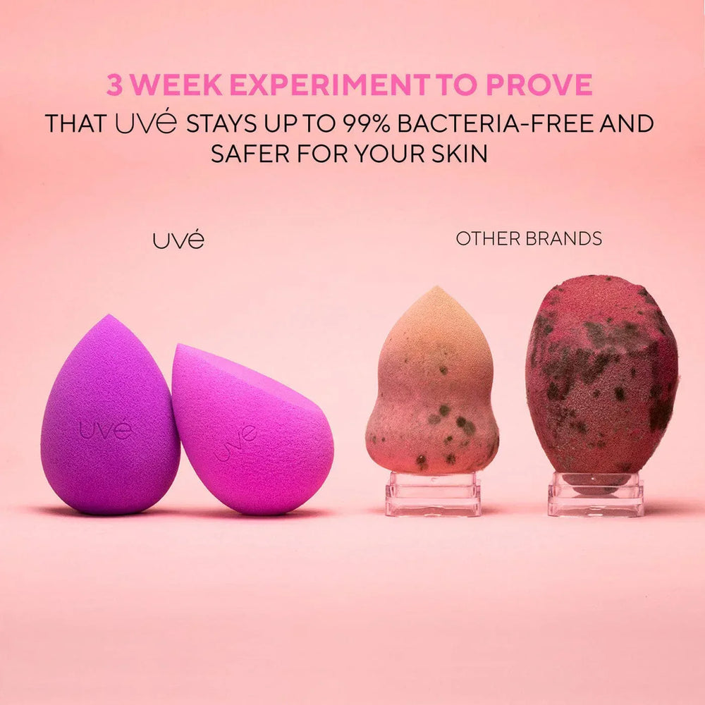 UVÉ Beauty -Violet Antimicrobial Makeup Sponge - The Beauty League Pakistan