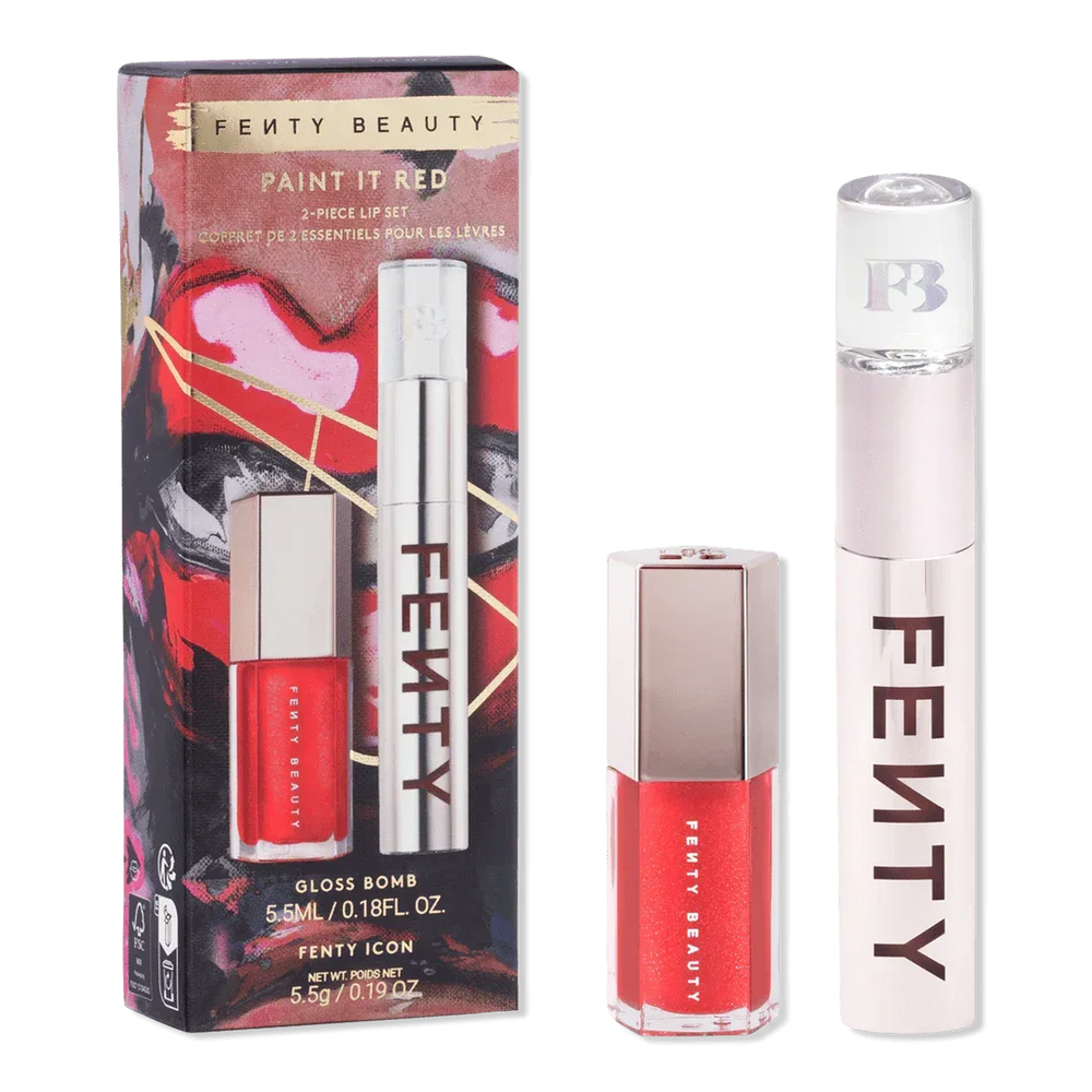 Fenty Beauty- Paint It Red 2-Piece Lip Set - The Beauty League Pakistan