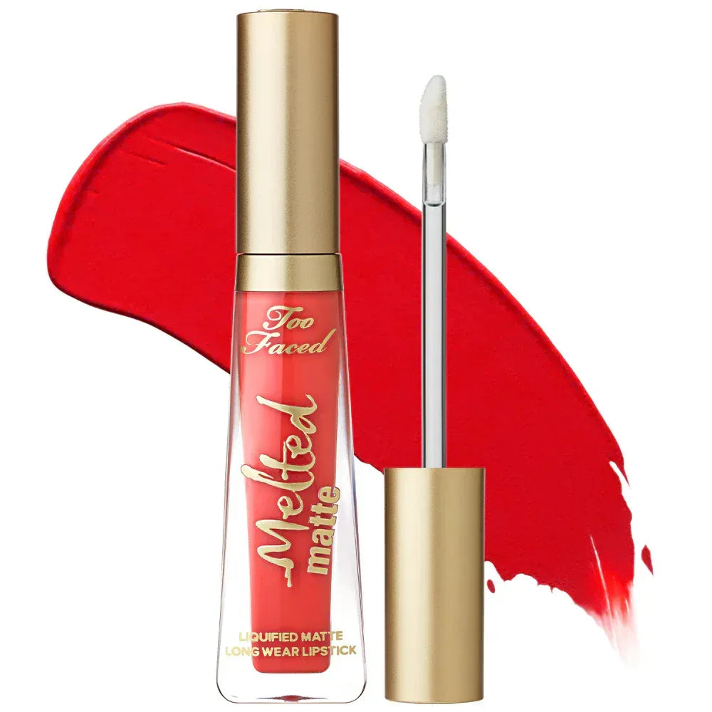 Too Faced- Melted Matte Liquified Longwear Lipstick- Hot Stuff (Full size) - The Beauty League Pakistan