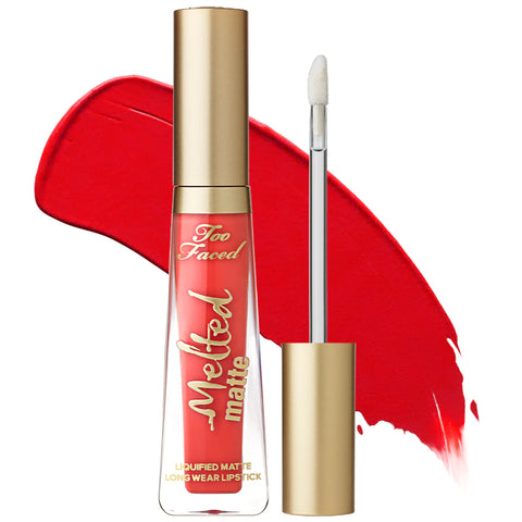 Too Faced- Melted Matte Liquified Longwear Lipstick- Hot Stuff (Full size)