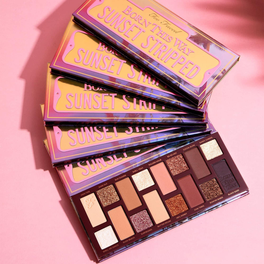 Too Faced- Born This Way Sunset Stripped Eye Shadow Palette - The Beauty League Pakistan