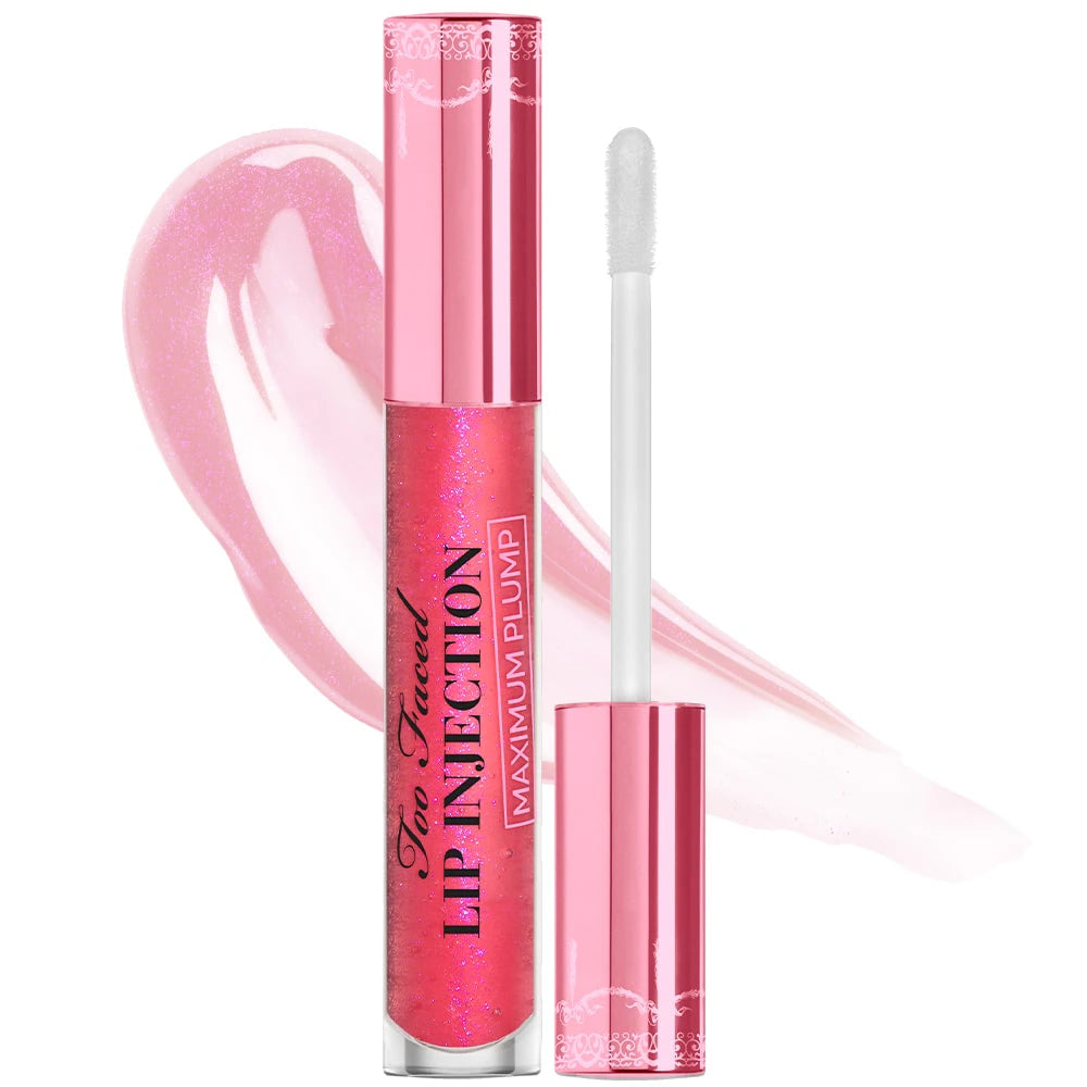 Too Faced Lip Injection Maximum Plump Extra Strength Lip Plumper Gloss-Yummy Bear