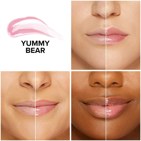 Too Faced Lip Injection Maximum Plump Extra Strength Lip Plumper Gloss-Yummy Bear