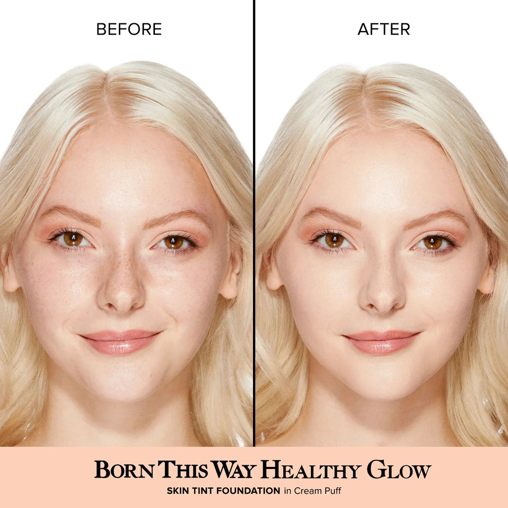 Too Faced- Born This Way Healthy Glow Skin Tint Foundation- Cream Puff - The Beauty League Pakistan